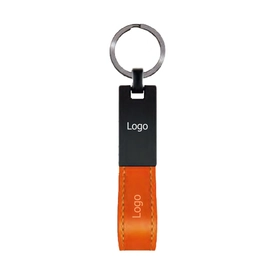 Deri-Metal Anahtarlık