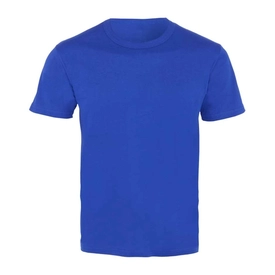 Bisiklet Yaka 1/24 Kompakt Penye Tişört Saks Mavisi