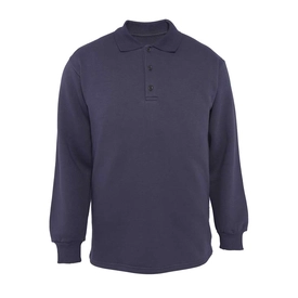 Polo Yaka 3 İplik Sweatshirt Antrasit