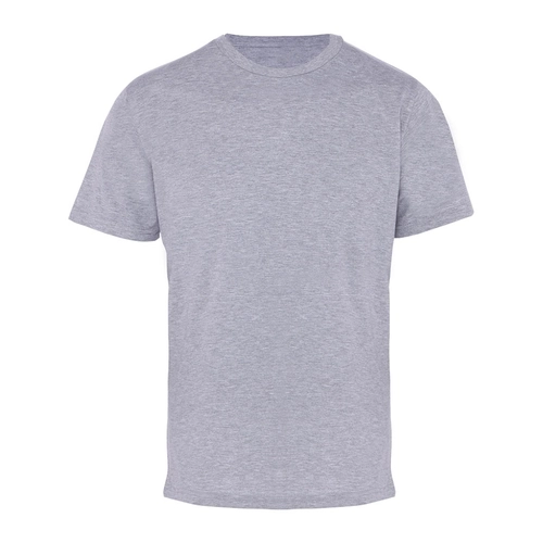 Bisiklet Yaka 1/30 Kompakt Penye Tişört Gri