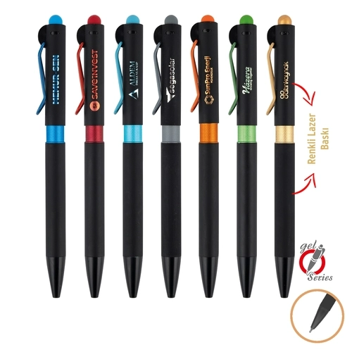 Kırmızı Dokunmatik Metal JEL Kalem