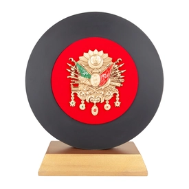 İHTİŞAM OSMANLI ARMASI KABARTMALI PLAKET