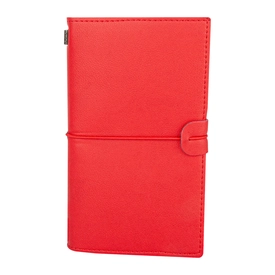 KUĞULU KIRMIZI TARİHSİZ DEFTER (11,5X20 CM)