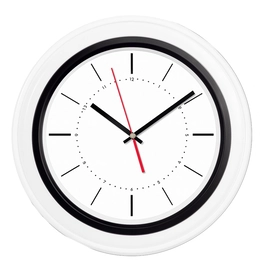 BENDİS509 SİYAH-BEYAZ BRİSTOL KADRAN DUVAR SAATİ (400 MM)