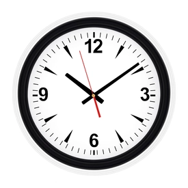 SEDNA526 SİYAH-BEYAZ BRİSTOL KADRAN DUVAR SAATİ (480 MM)