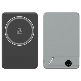 KİLYOS 10.000 MAH SİYAH MAGSAFE  ve  WIRELESS STANDLI POWERBANK