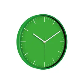TARVOS187 YEŞİL PLASTİK KASA DUVAR SAATİ (330 MM)