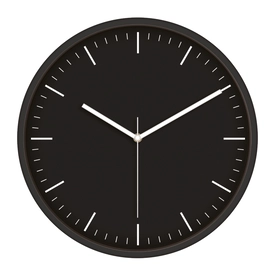 MİMAS186 SİYAH PLASTİK KASA DUVAR SAATİ (380 MM)