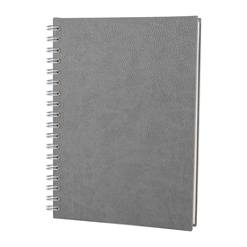 ALTINDAĞ GRİ KARELİ SPİRALLİ TARİHSİZ DEFTER (17X24 CM)