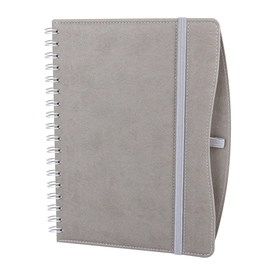 İVEDİK GRİ SPİRALLİ TARİHLİ AJANDA (17X24 CM)