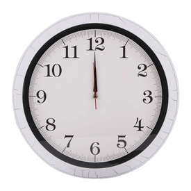 RULER208 PLASTİK KASA DUVAR SAATİ (355 MM)