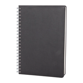 PLEVNE SİYAH KARELİ TARİHSİZ SPİRALLİ DEFTER (20x28 CM)