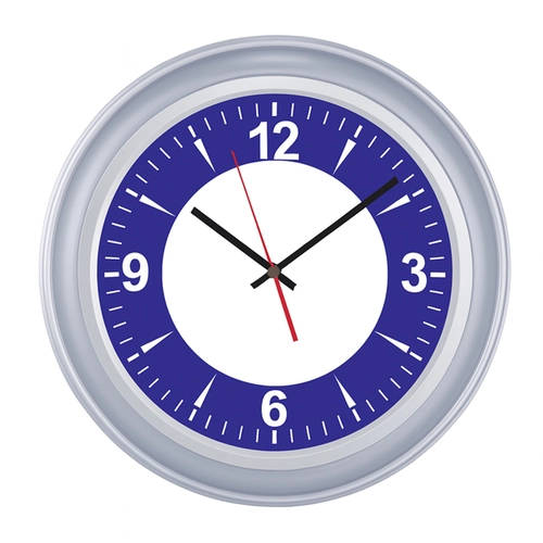 BENDİS509 GÜMÜŞ BRİSTOL KADRAN DUVAR SAATİ (400 MM)