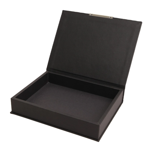 KUTU 2 AHŞAP KASA TERMO DERİ KAPAK MIKNATISLI KUTU