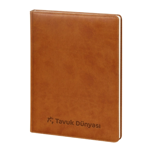YAKACIK TABA TARİHLİ GÜNLÜK CİLTLİ AJANDA (20X28 CM)
