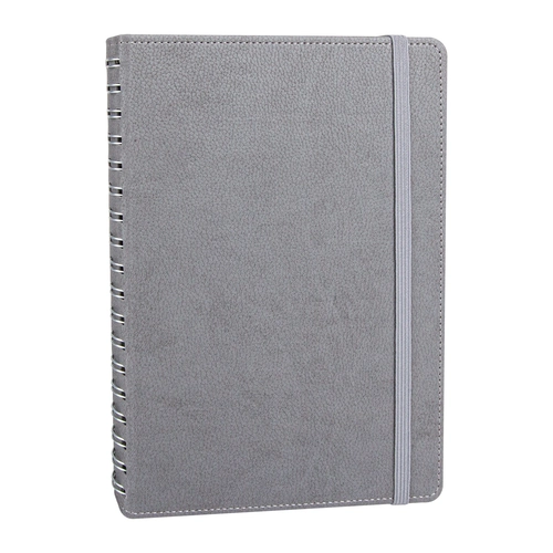 ANITTEPE GRİ TARİHLİ GİZLİ SPİRALLİ AJANDA (17X24 CM)