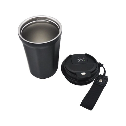 KAYNARCA SİYAH 360 ML DERECELİ TERMOS